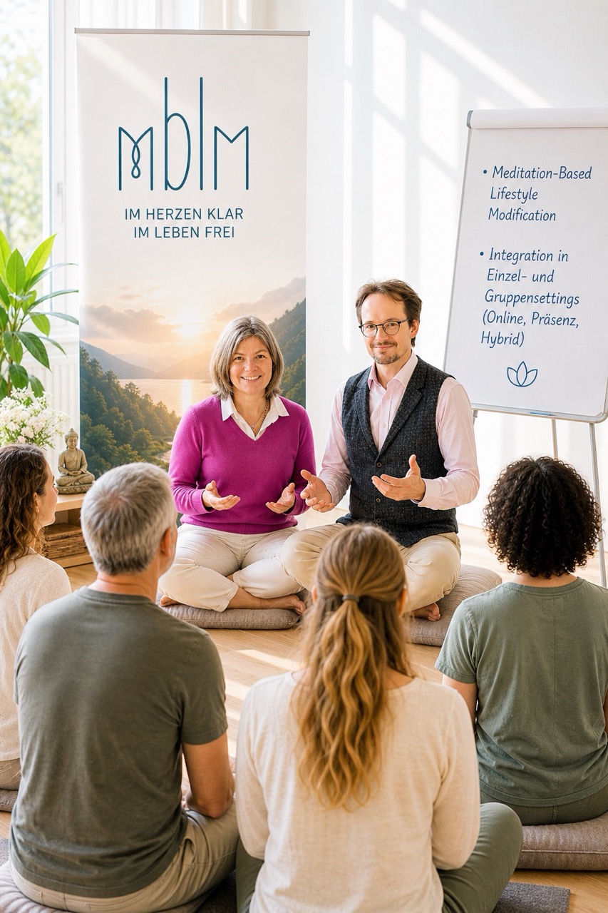 Holger Bringmann und Sita Bringmann halten eine Gruppen Session bei MBLM